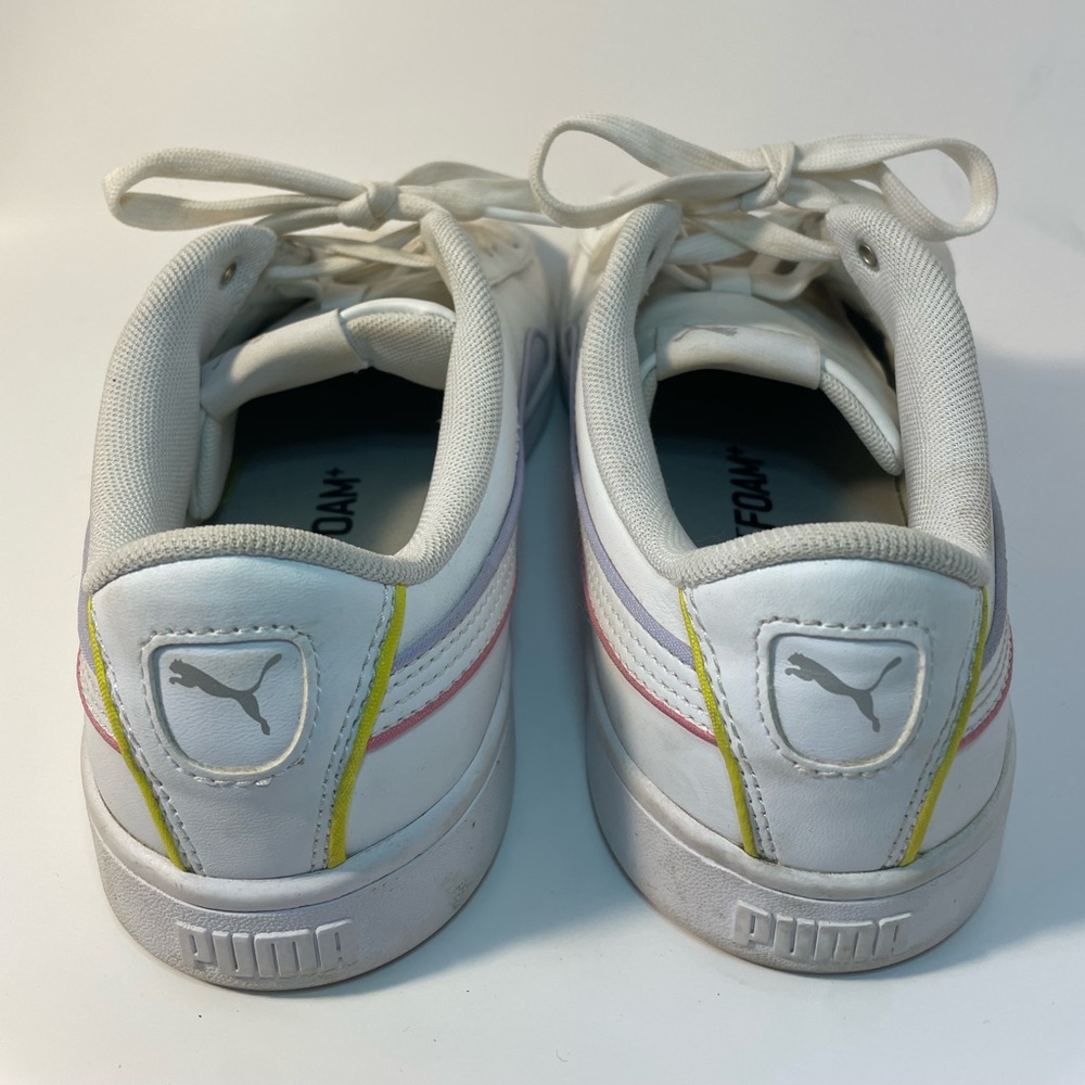 PUMA Shoes - White w/Purple, Pink & Yellow Accents! Comfort Meets Style! Size 9!